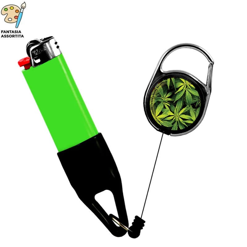 Nuovo lighter leash l'accessorio che ti permette di agganciare il tuo accendino SENZA PERDERLO MAI.