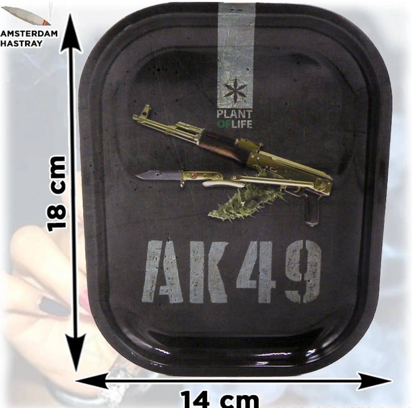 VASSOIO PER ROLLARE AK-49 EDITION PROFESSIONAL SMALL ROLLING TRAY