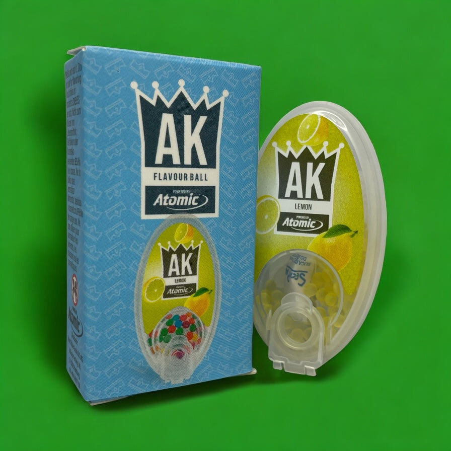 100 LEMON FLAVOR FLAVORING CAPSULES BY AROMA KING -
COMPATIBLE WITH HEETS, KIWI, MCS, TRADITIONAL CIGARETTES