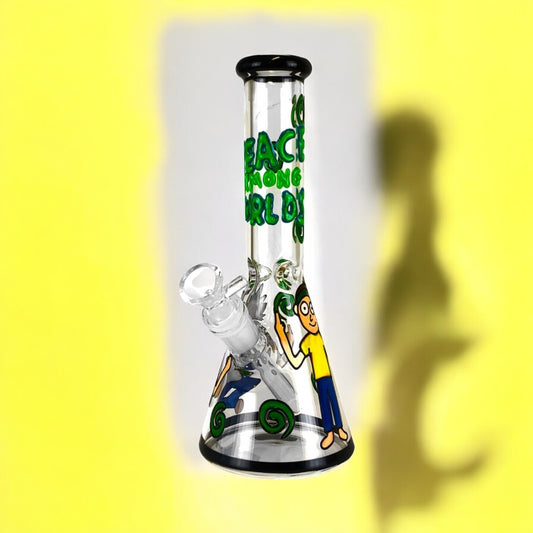 Cartoon Boy Bong in vetro