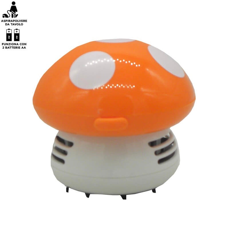 MUSHROOM VACUUMS EVERYTHING, CLEANS WELL WITHOUT WASTE. COLLECTS CHANCES, POWDER, VARIOUS CHOPPINGS.