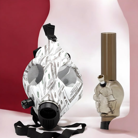 DOLLAR EDITION ANTIGAS BONG MASK - BONGS VARIOUS COLORSGIFT IDEA