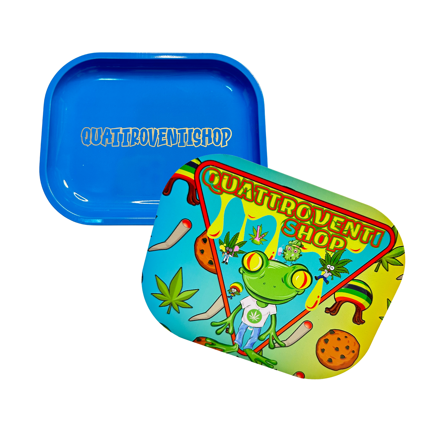 QUATTROVENTISHOP metal tray and magnetic lid