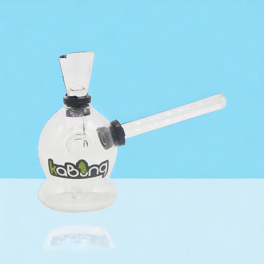 PROFESSIONAL GLASS BONG MICRO SIZE KABONG - HEIGHT 9CM GIFT IDEA
 SMOKERS